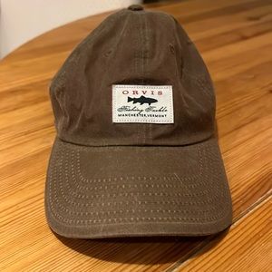 Orvis waxed leather hat